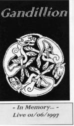 Gandillion : In Memory - Live at De Boerderij